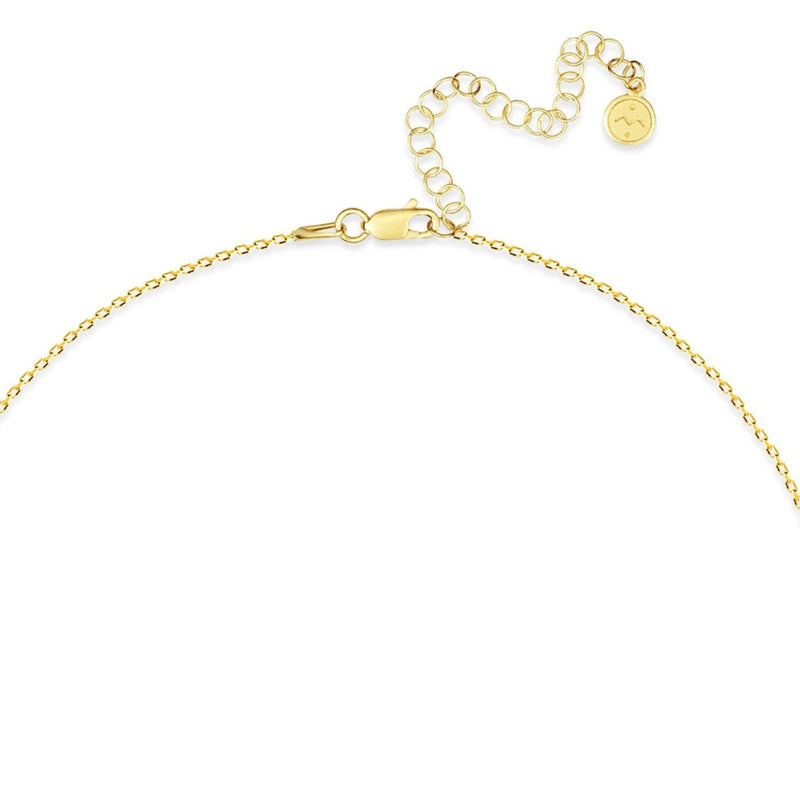 Mosuo Jewellery Diamant Buchstaben Halskette “L” - Vermeil Nur für heute