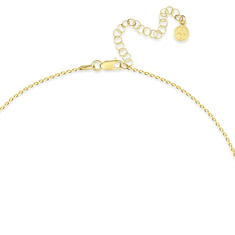 Mosuo Jewellery Diamant Buchstaben Halskette “N” - Vermeil Vierteljährliche Förderung