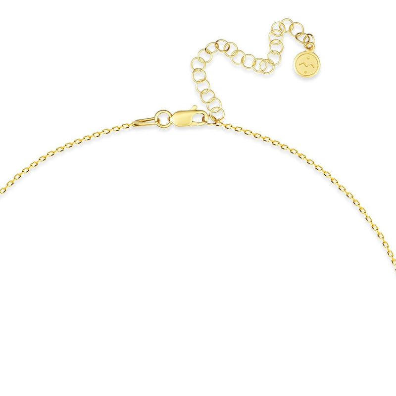 Mosuo Jewellery Diamant Buchstaben Halskette “Q” - Vermeil Nur noch ein Tag übrig