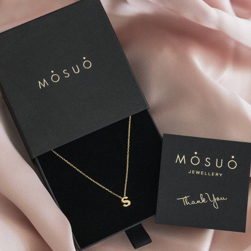 Mosuo Jewellery Diamant Buchstaben Halskette “S”- Vermeil Riesige Rabatte