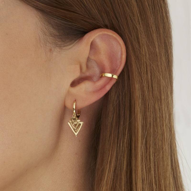 Mosuo Jewellery Ohrklemme Gold - Vermeil 50% Rabatt für begrenzte Zeit