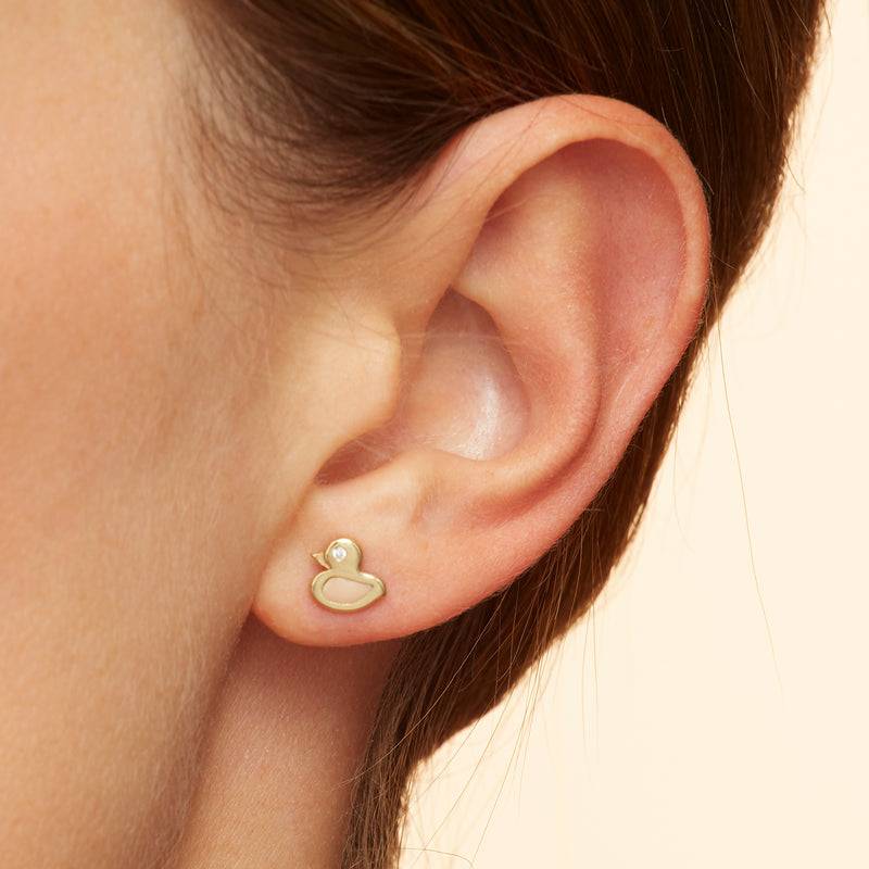 Mosuo Jewellery KIDS Enten Diamant Ohrstecker Meist gekauft
