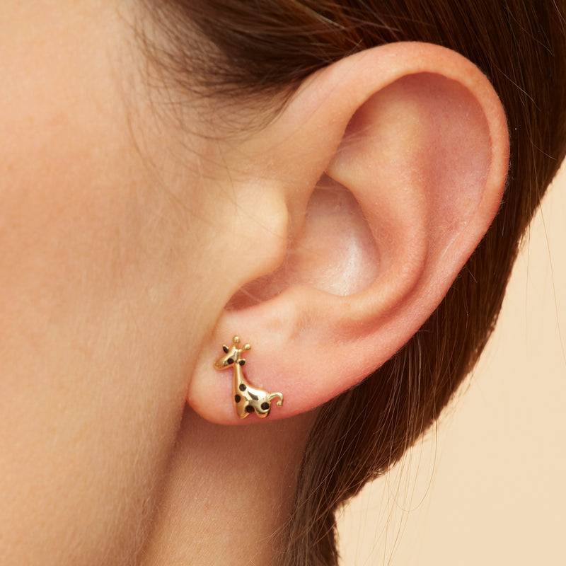 Mosuo Jewellery KIDS Emaille Giraffen Ohrstecker Blitzverkäufe