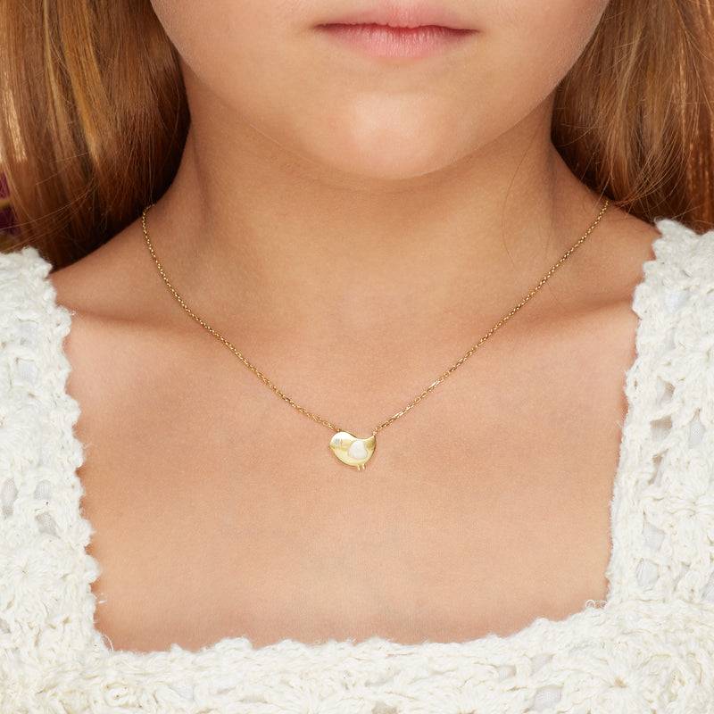 Mosuo Jewellery KIDS Vogel Diamant Halskette Limitierter Zeitrabatt