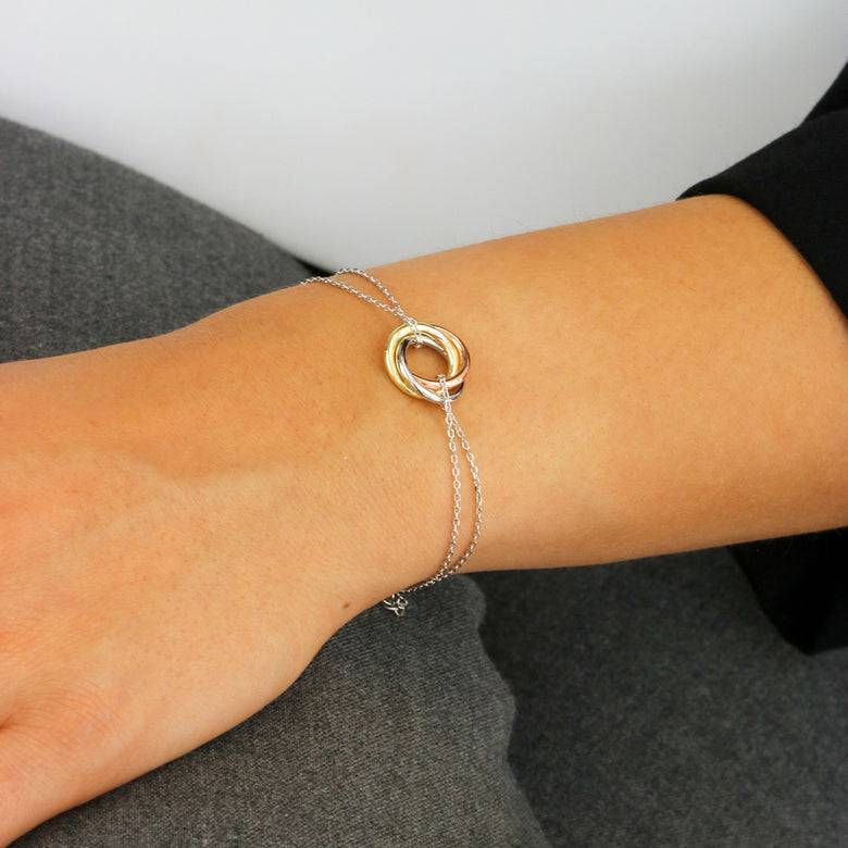 Nana Kay Modern Trio Armband Motile Rings Meist gekauft