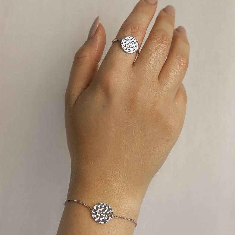 Nana Kay Modern Aztec Armband Tlaloc Silber Sonderangebot