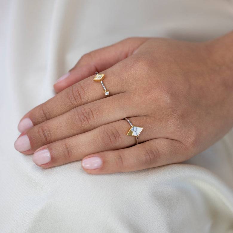 Nana Kay Roman Vibes Ring Marble Räumungsverkauf