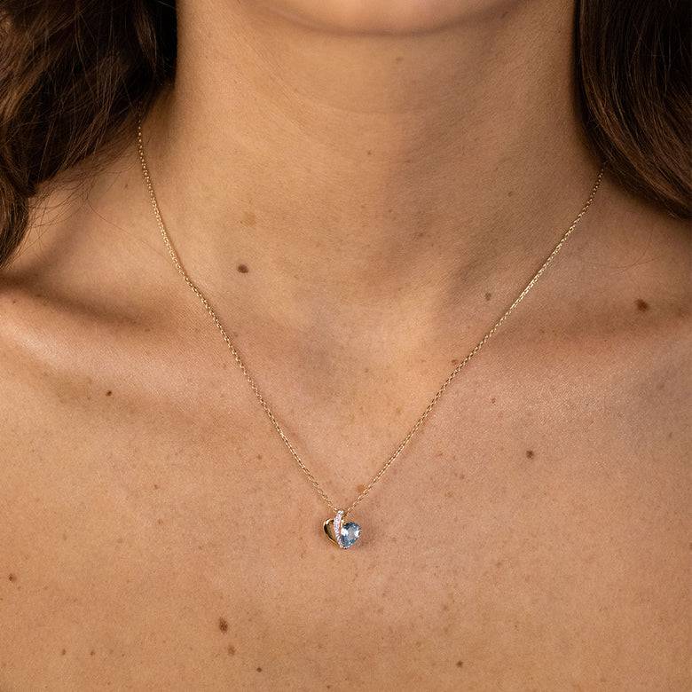 Nana Kay Echtgold Collier Bleu Chérie Neueste Stile
