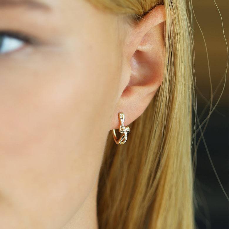 Nana Kay Echtgold Ohrring Enrouler Discount Store für neue Produkte