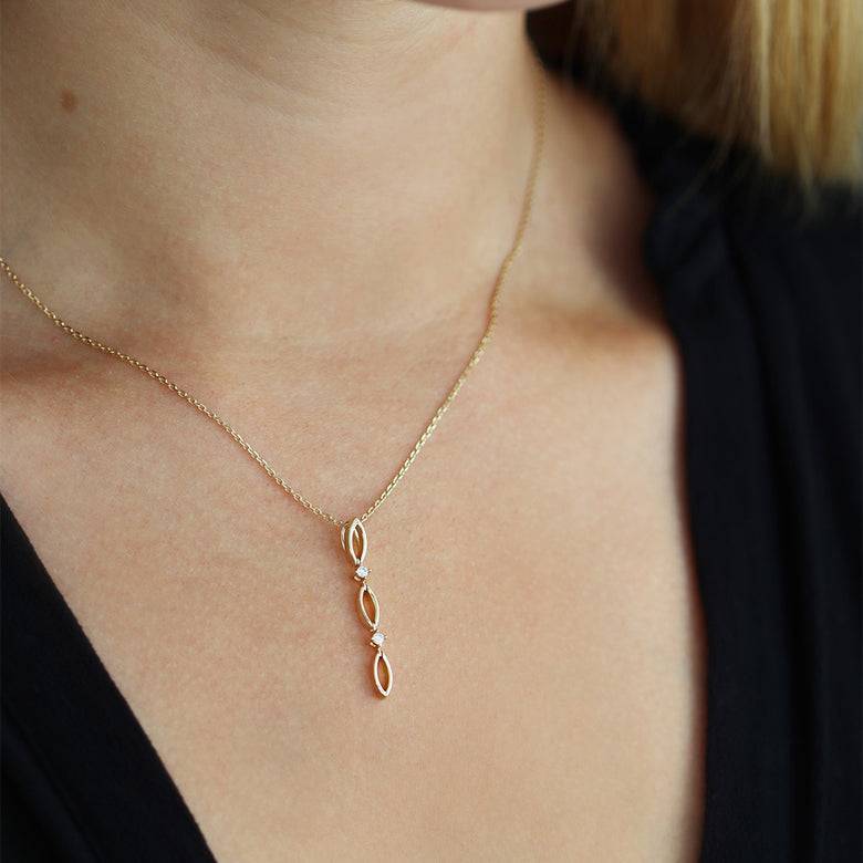 Nana Kay Echtgold Collier relier Online