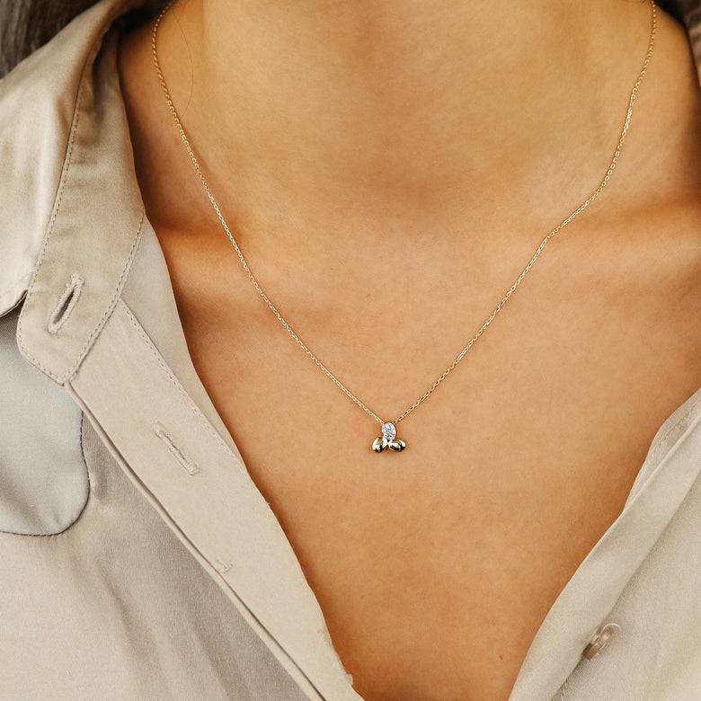 Nana Kay Echtgold Collier pépite Begrenztes Angebot