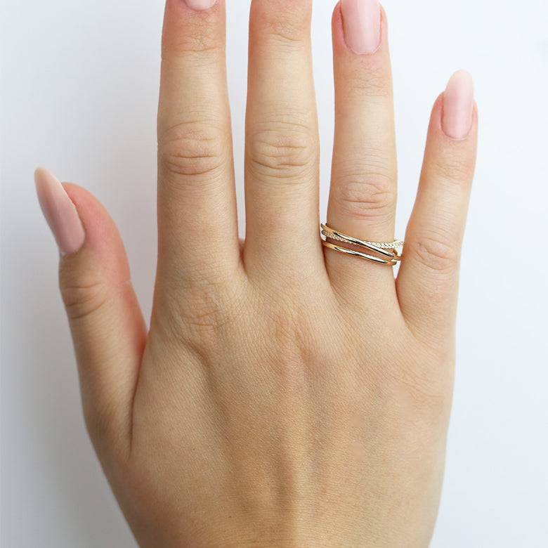 Nana Kay Echtgold Ring Onduler Im Verkauf