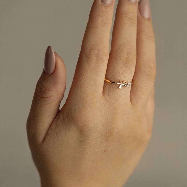Nana Kay Echtgold Ring Fleur Schlussverkauf