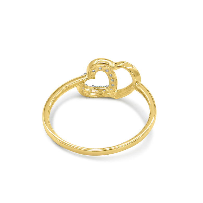 Nana Kay Echtgold Ring Together Heißer Verkauf