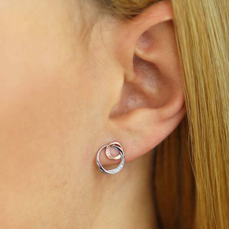 Nana Kay Echtgold Ohrstecker Ensemble Rosé Saisonale Angebote
