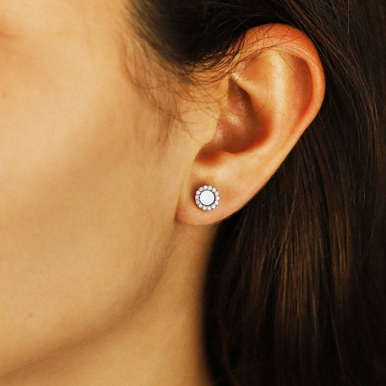 Nana Kay Shiny Circles Ohrstecker Gleam Rabatte dieses Monats