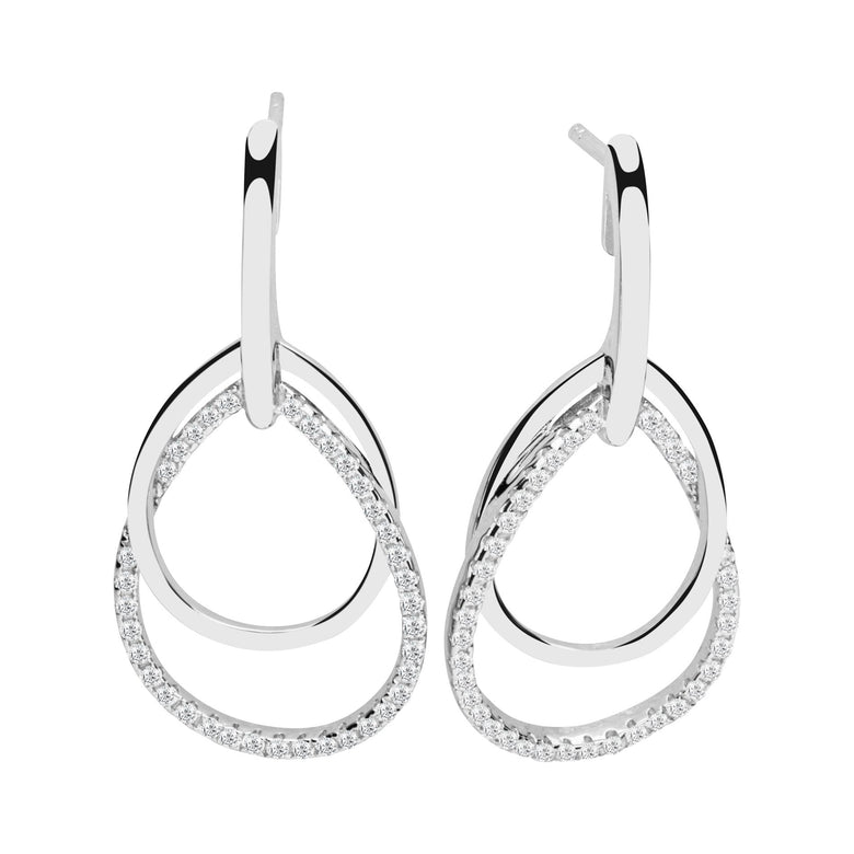 Nana Kay Swinging Silver Ohrringe Balance Saisonschlussverkauf