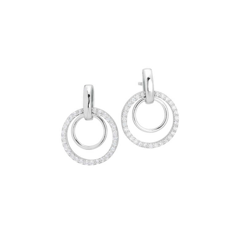 Nana Kay Swinging Silver Ohrpendel Bridesmaid Neueste Mode