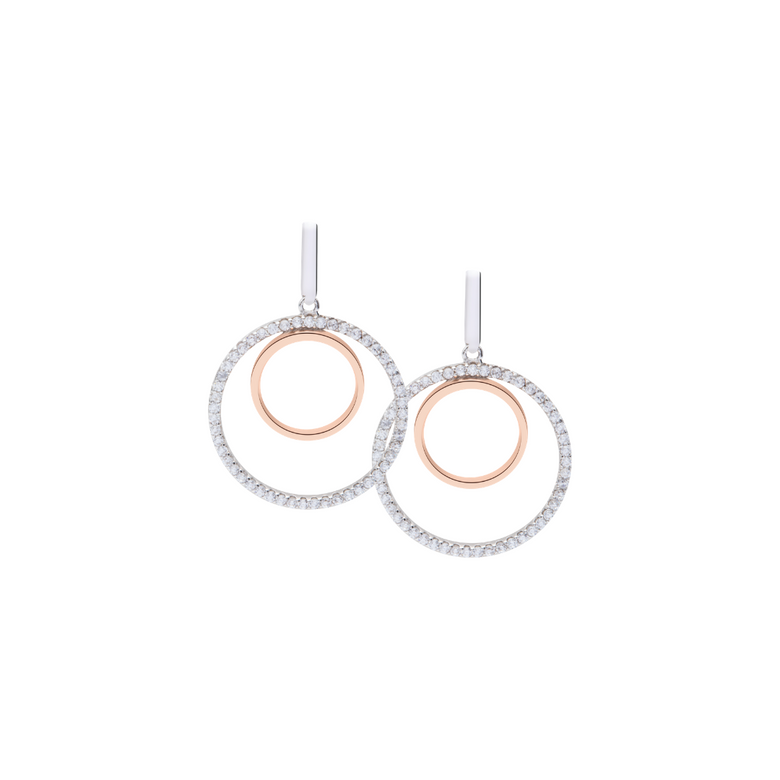 Nana Kay Swinging Silver Ohrringe Romance Saisonale Angebote