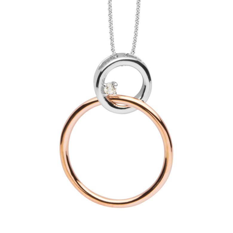 Nana Kay Swinging Silver Halskette Fiancé Rosé Sonderangebot der Fabrik