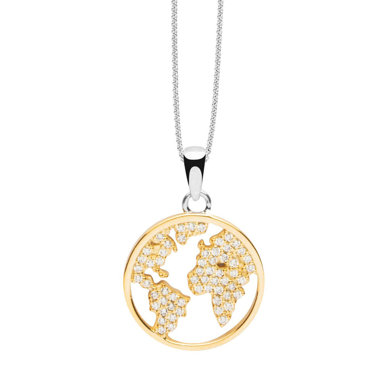 Nana Kay World Map Halskette Discount Store für neue Produkte