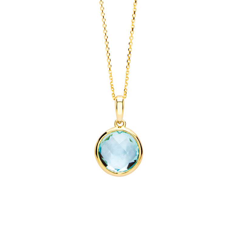 Nana Kay Echtgold Halskette Aquamarine Jubiläumsangebot