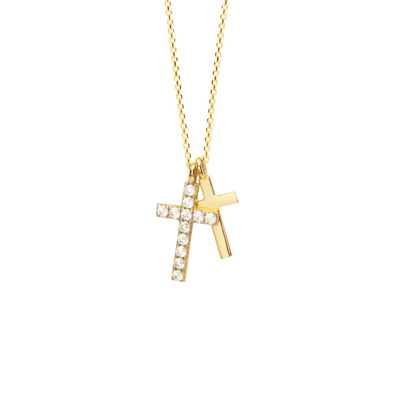 Nana Kay Echtgold Halskette Croix Neuheiten