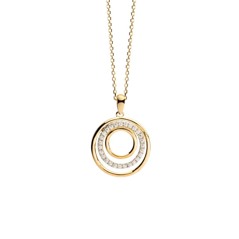 Nana Kay Echtgold Halskette Circles Saisonale Angebote