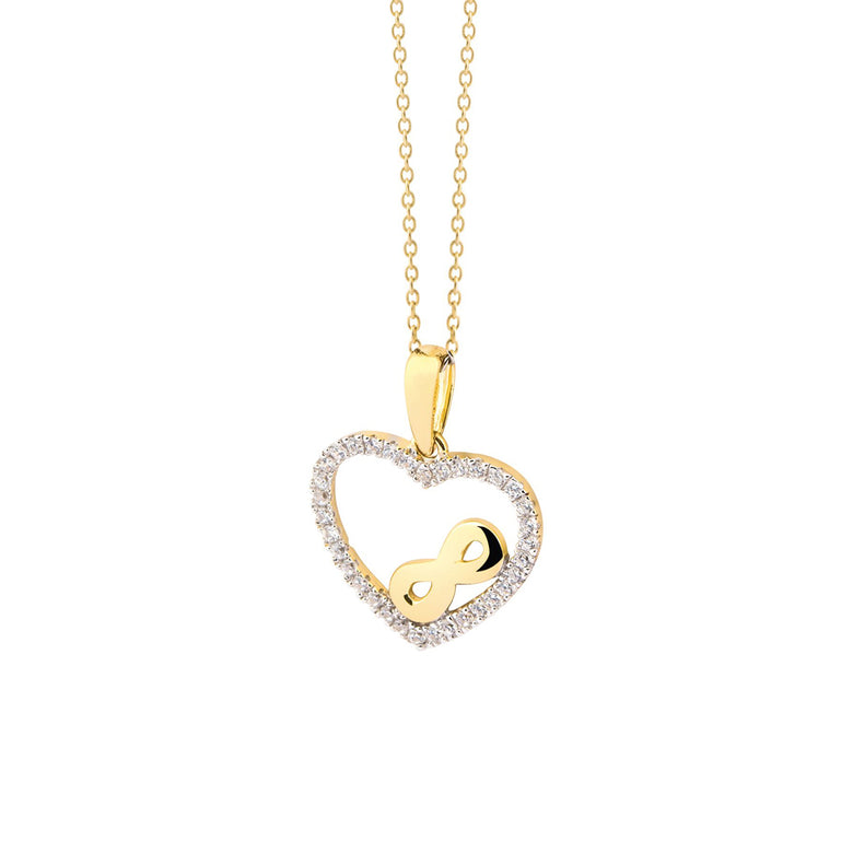 Nana Kay Echtgold Halskette Eternal Love Tägliche Deals