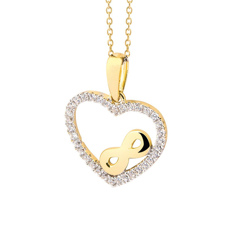 Nana Kay Echtgold Halskette Eternal Love Tägliche Deals