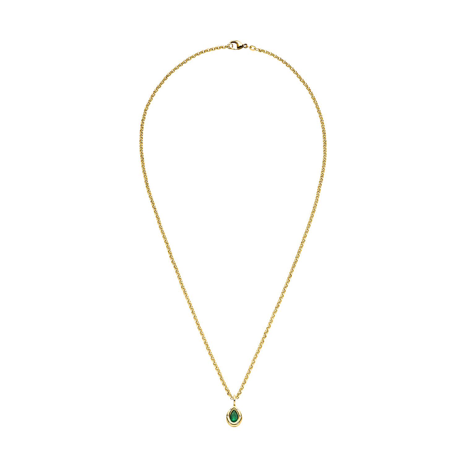 Nina Kastens Subway Pendant Emerald Pear Neueste Mode