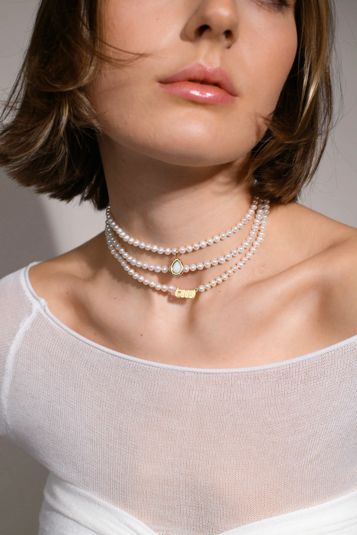 Nina Kastens Subway Pendant Opal Pear Exklusive Angebote