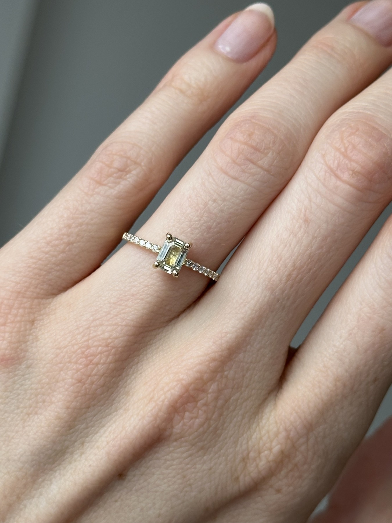 Nina Kastens Yellow Sapphire Diamond Ring Blitzangebot