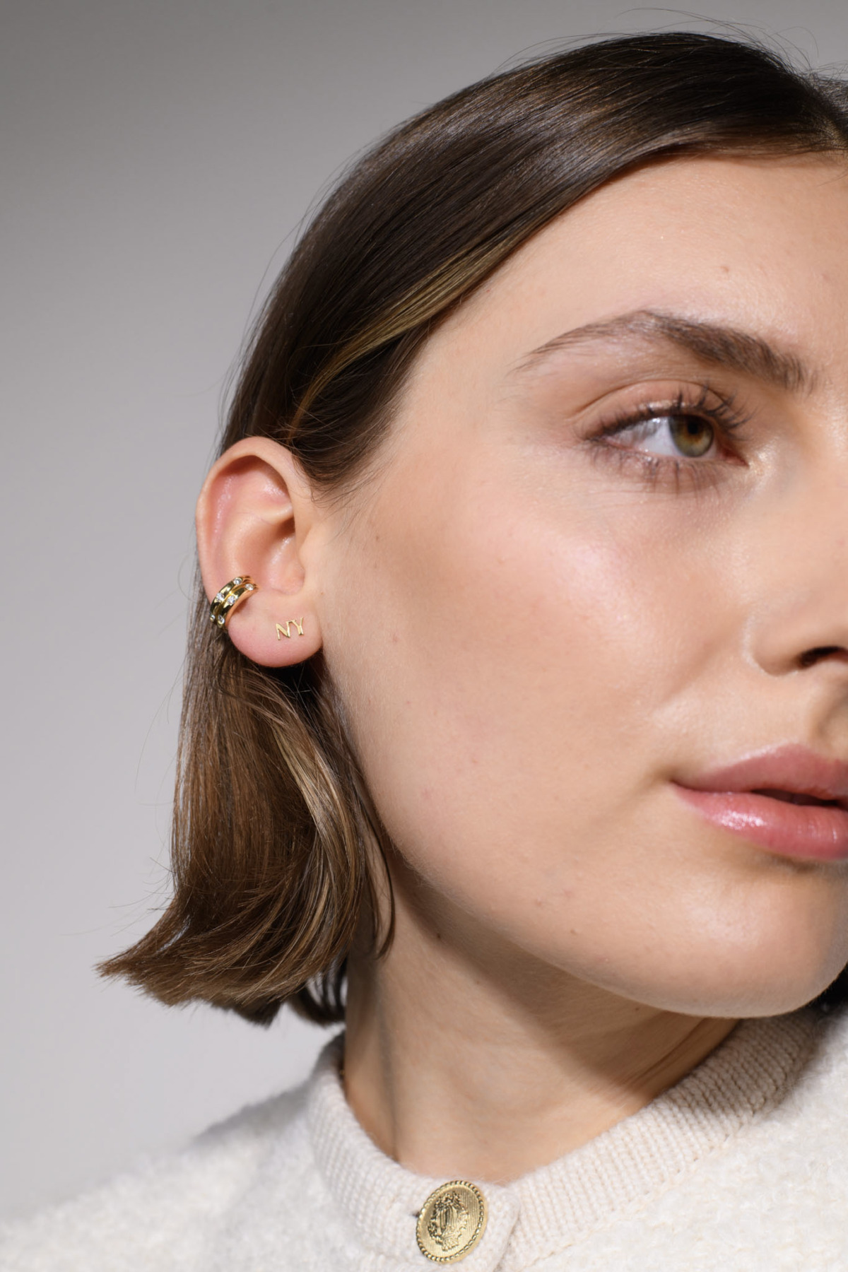 Nina Kastens Diamond Line Ear Cuff Riesige Ersparnisse