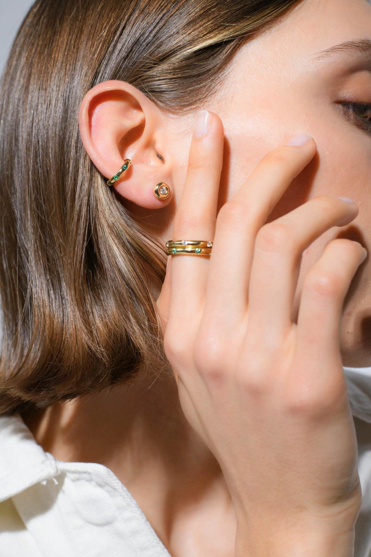Nina Kastens Emerald Line Ear Cuff VIP-Rabatte