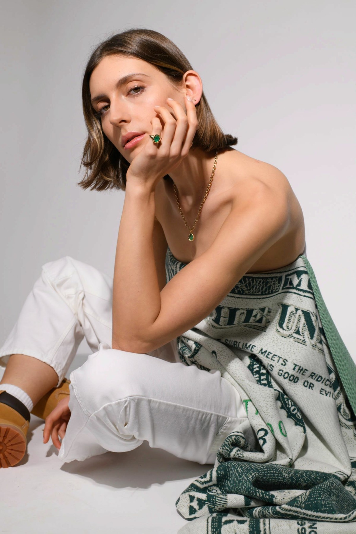 Nina Kastens F*CK Ring Emerald Tiefpreis