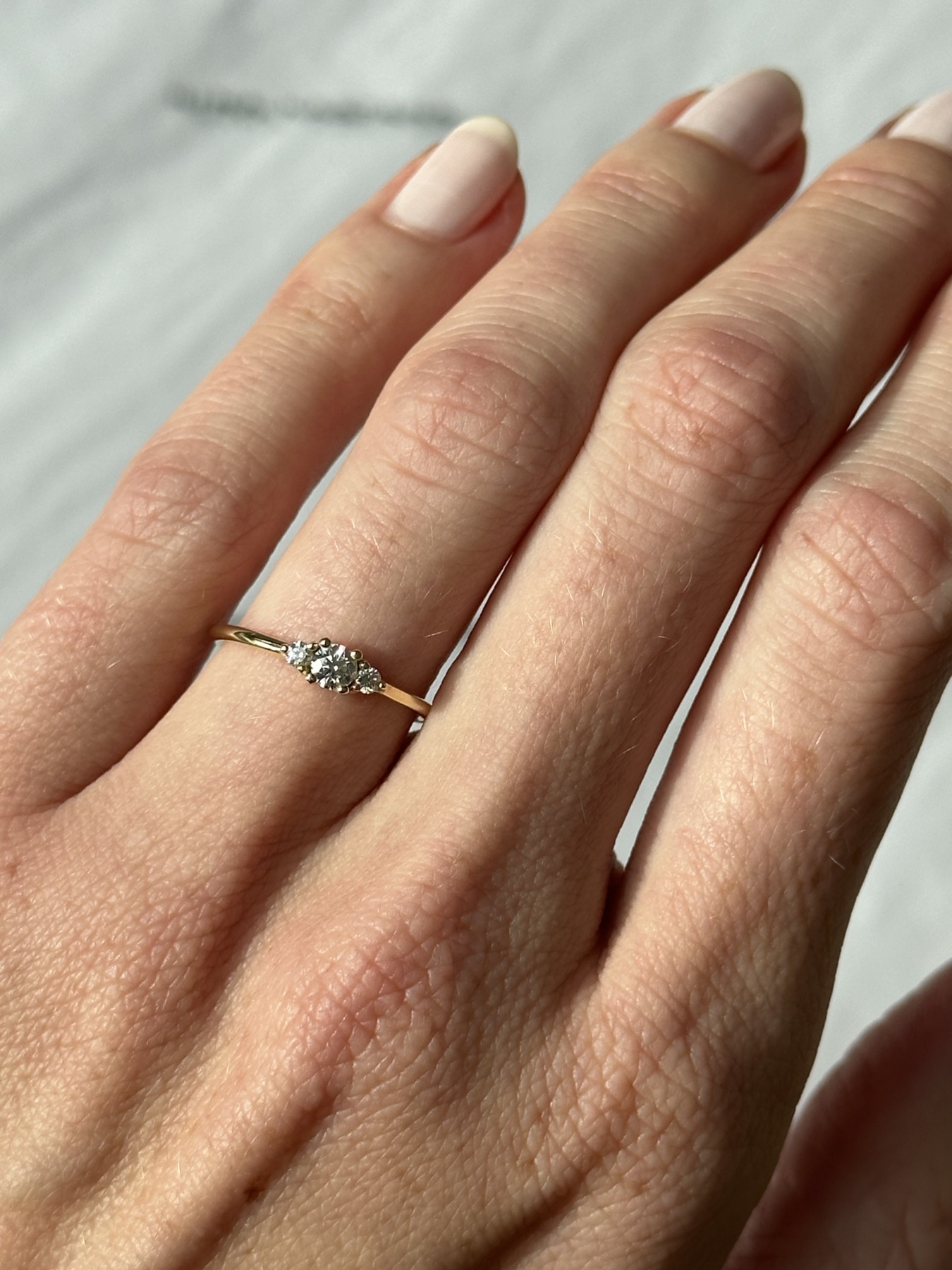 Nina Kastens Diamond 3-Stone-Ring Bis zu 50% Rabatt