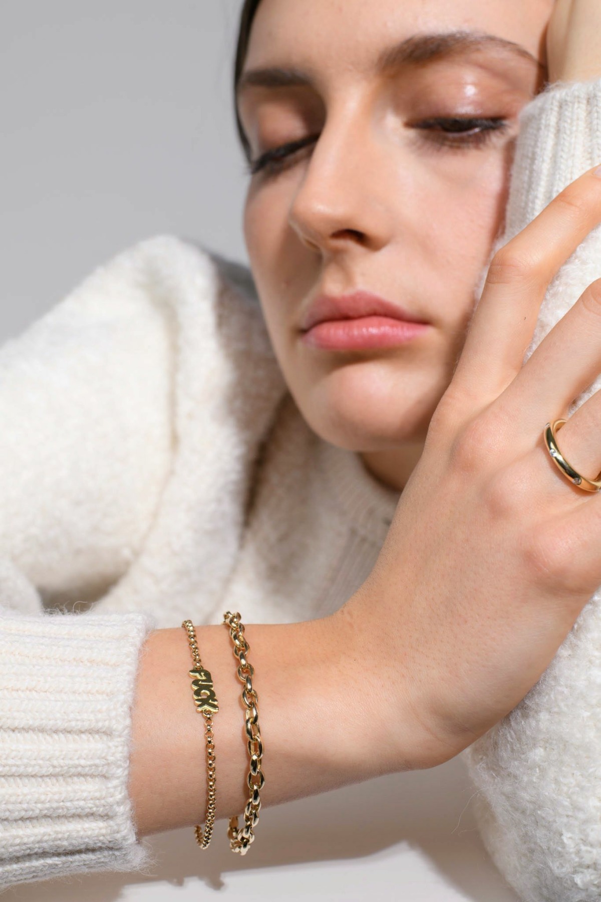 Nina Kastens Oval Chain Bracelet 50% Rabatt mit kostenlosem Versand