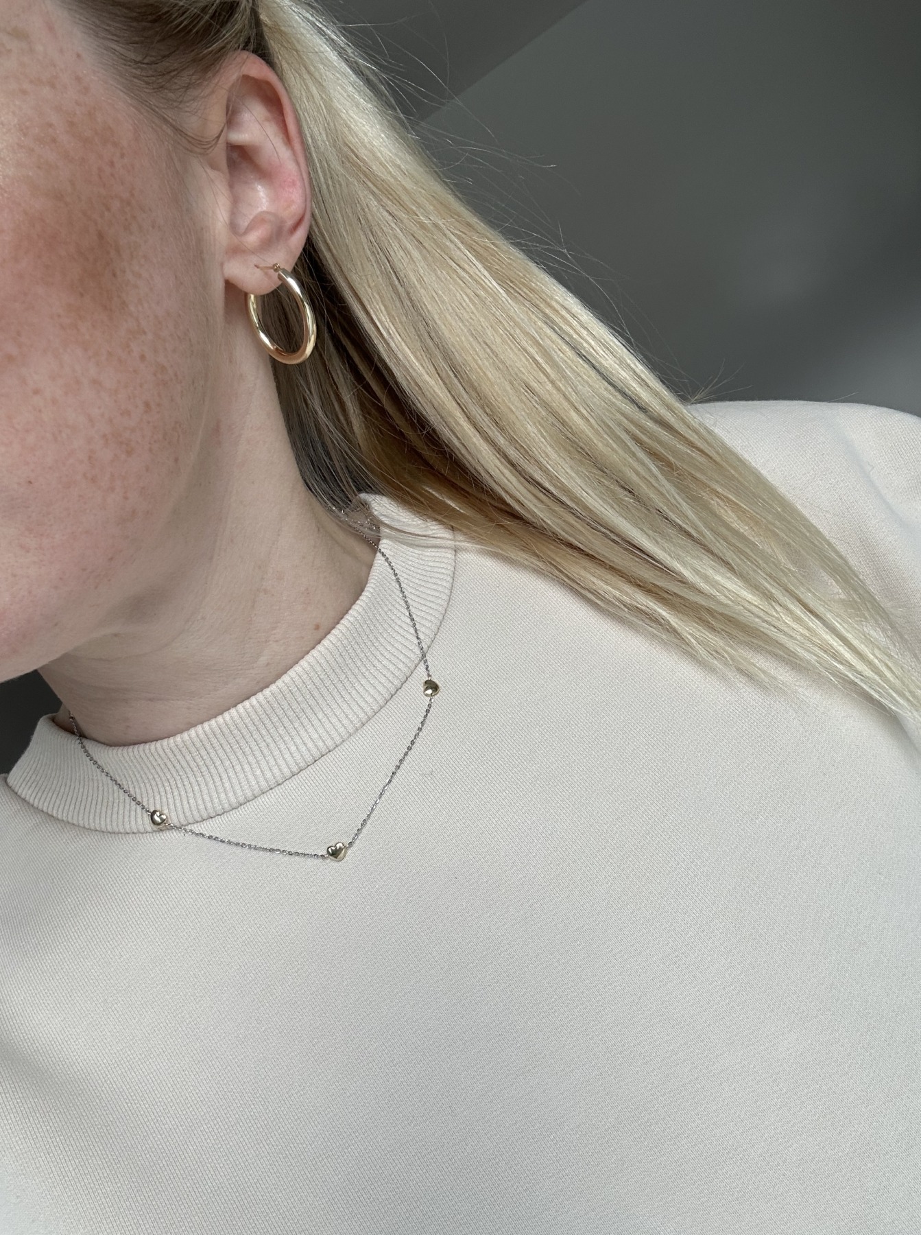 Nina Kastens Bicolor Heart Choker Schlussverkauf