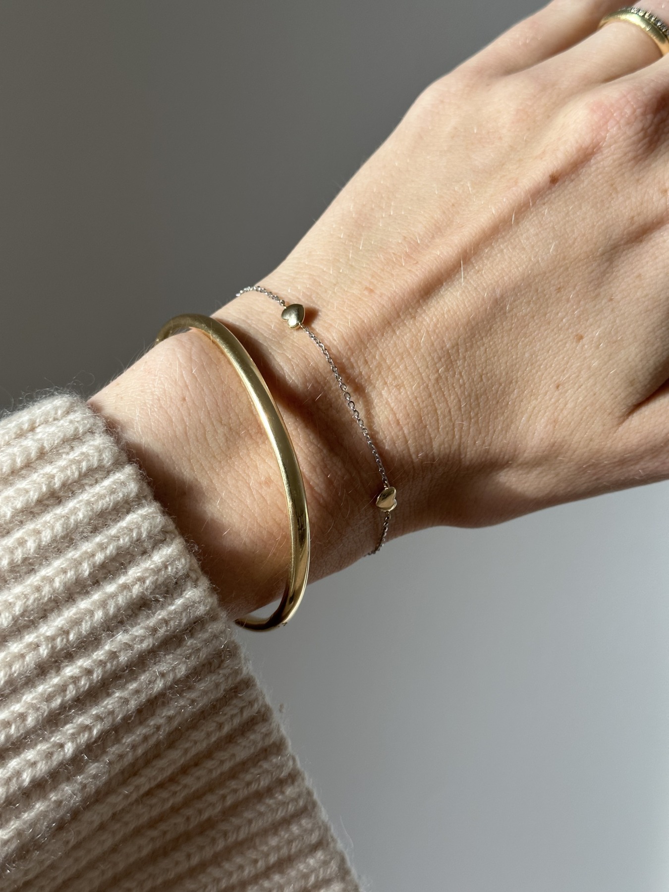 Nina Kastens Bicolor Heart Bracelet Günstiger Verkauf