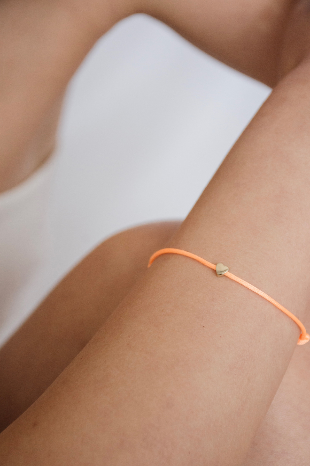 Nina Kastens Heart Bracelet Orange Flash Sale