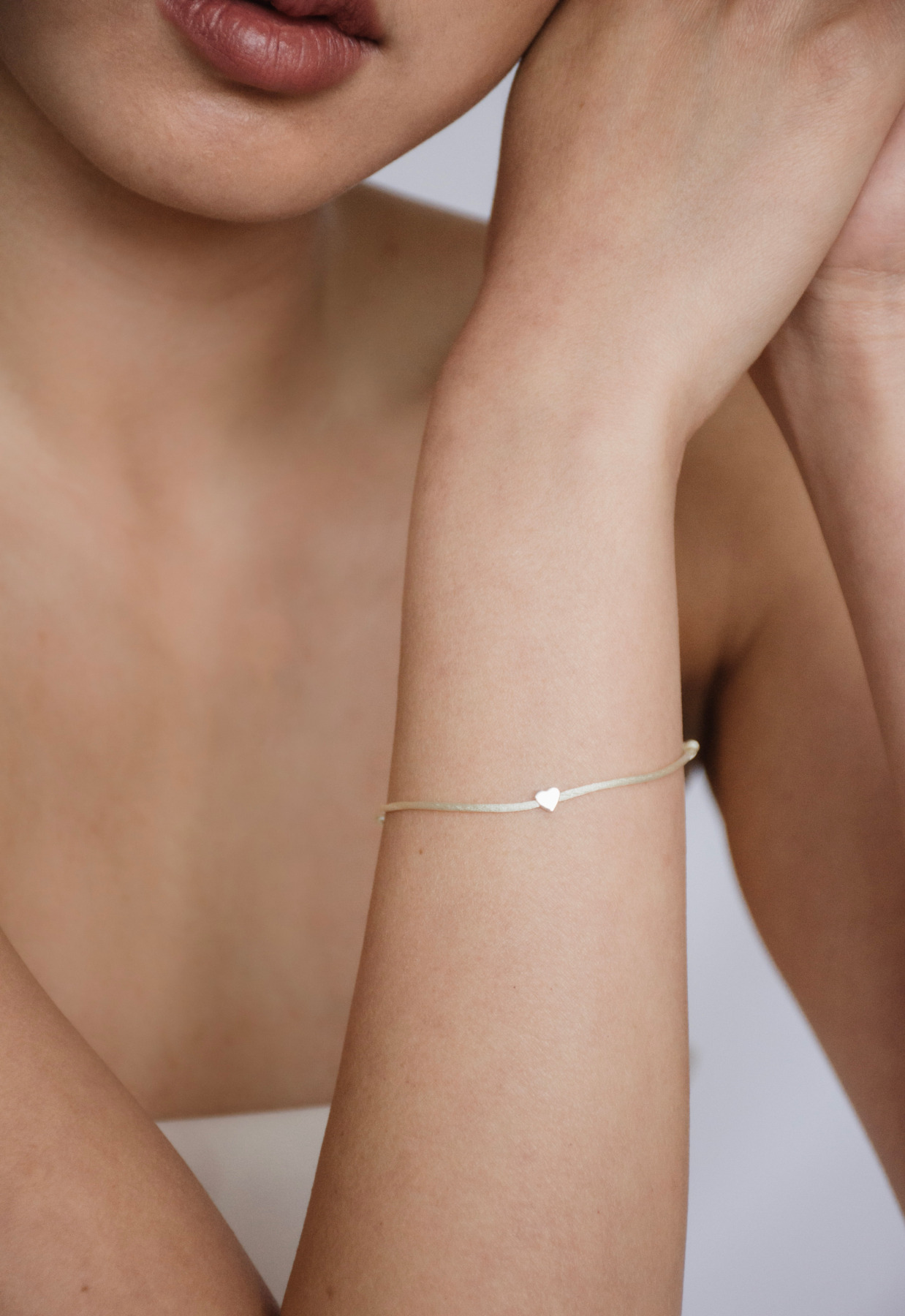 Nina Kastens Heart Bracelet White WG Black Friday