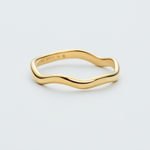 Paul Hewitt Waves Mono Ring Gold Zeitlich begrenztes Angebot