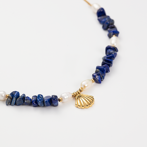 Paul Hewitt Scallop Stone Halskette Gold Bestseller