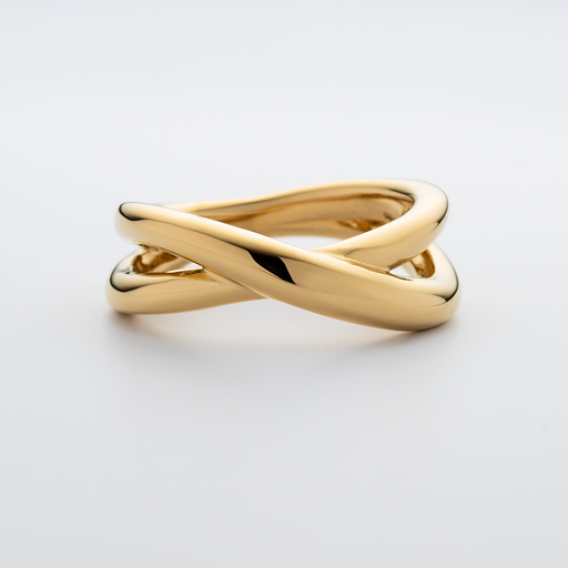 Paul Hewitt Waves Twisted Ring Gold Tiefpreis
