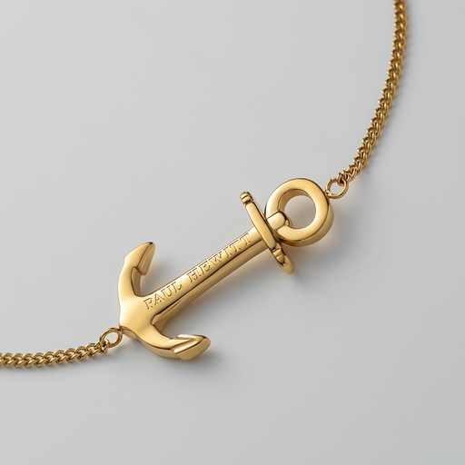 Paul Hewitt The Anchor Armkette Gold Kostenloser Versand international