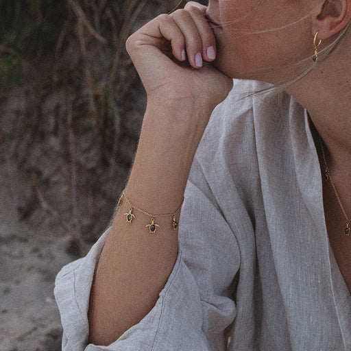 Paul Hewitt Turtle Armkette Gold zollfrei