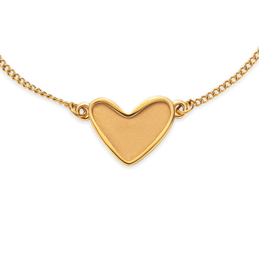 Paul Hewitt Engravable Heart Armkette Gold Großer Ausverkauf