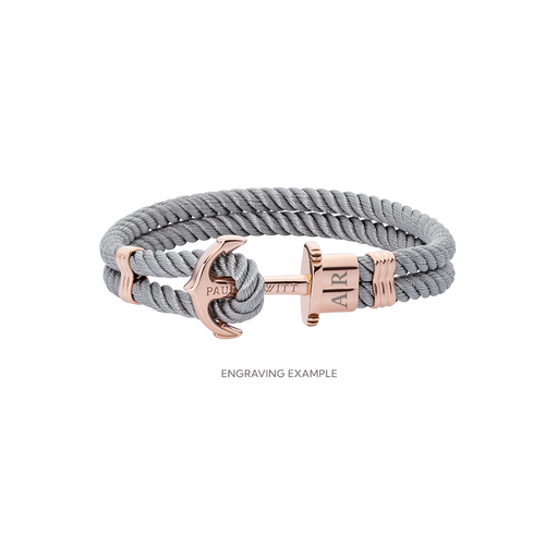 Paul Hewitt PHREP Armband Roségold Grau Exklusivangebot