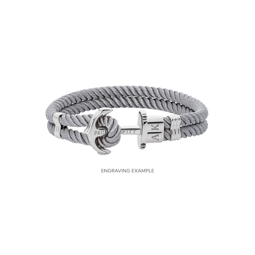 Paul Hewitt PHREP Armband Silber Grau Preisnachlass